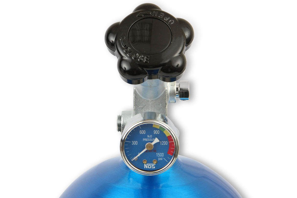 NOS® 10 LB Nitrous Bottle & Super Hi Flo Valve - 10 Second Racing