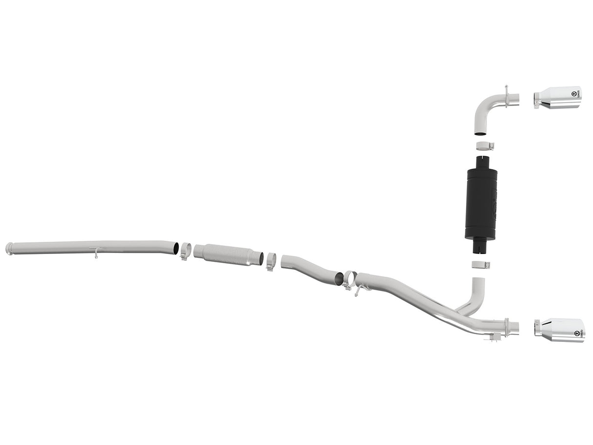 Takeda® (16-18) Focus RS EcoBoost 3" 304SS Cat-Back System