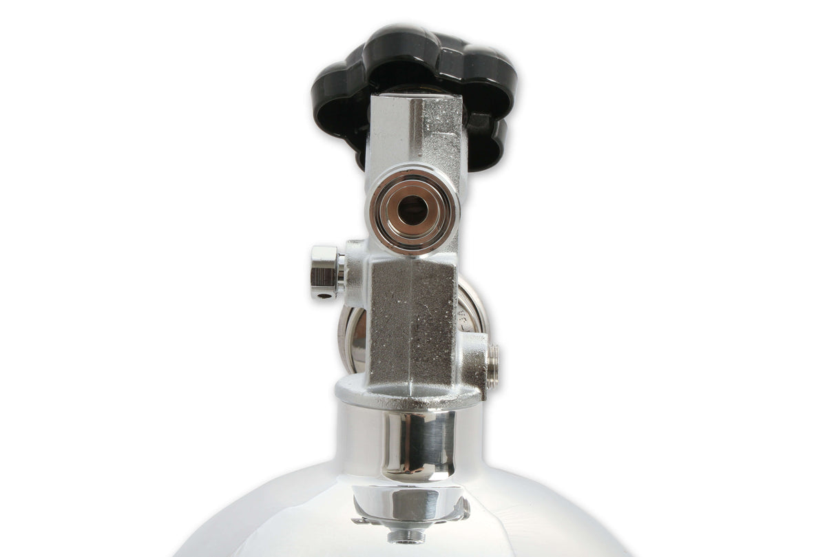 NOS® 10 LB Nitrous Bottle & Super Hi Flo Valve - 10 Second Racing
