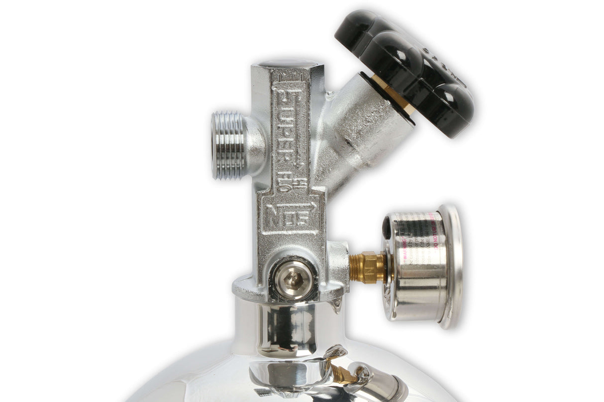 NOS® 10 LB Nitrous Bottle & Super Hi Flo Valve - 10 Second Racing