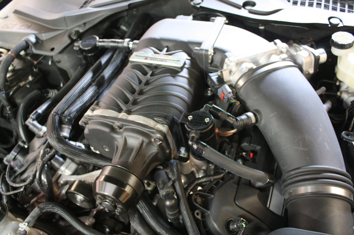 J&L® (11-17) Mustang GT Driver Side 3.0 Oil Separator Kit (Roush/VMP/Whipple Supercharger)
