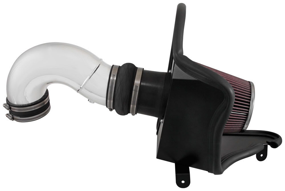 K&N® 69-4534TP - 69 Series Typhoon® Aluminum Polished Cold Air Intake System