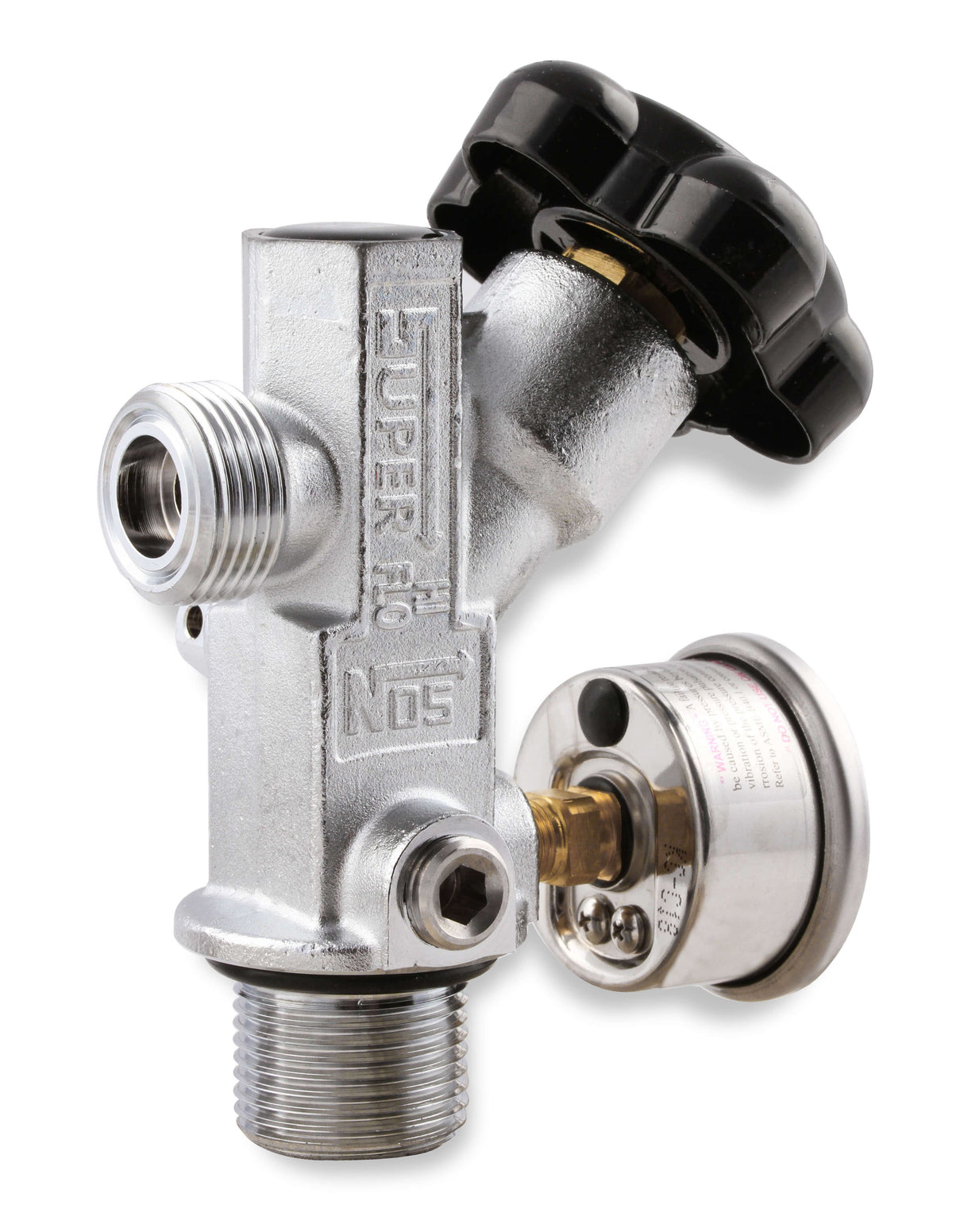 NOS® Hi-Flo™ Nitrous Valve For NOS bottles 5 lbs. and larger - 10 Second Racing