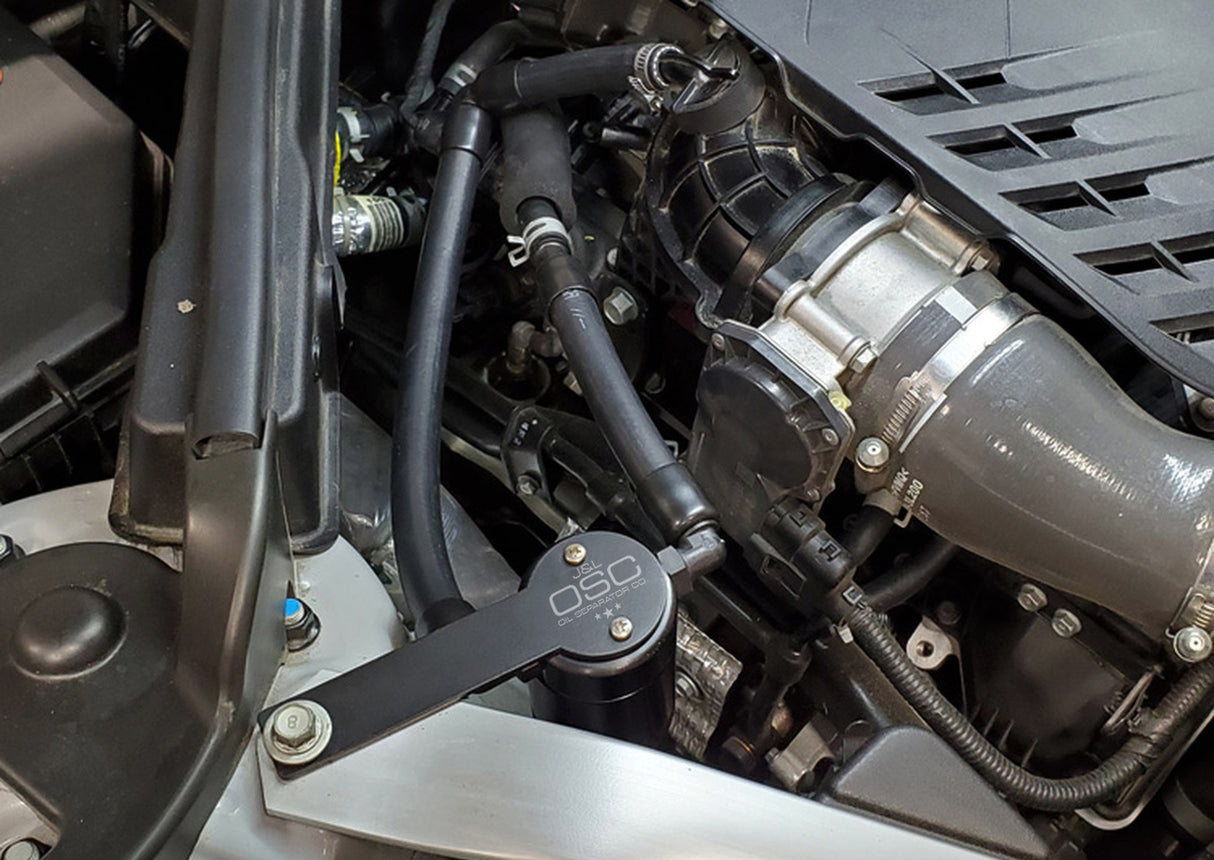 J&L® (18-23) Kia Stinger GT 3.0 Passenger Side Oil Separator Kit