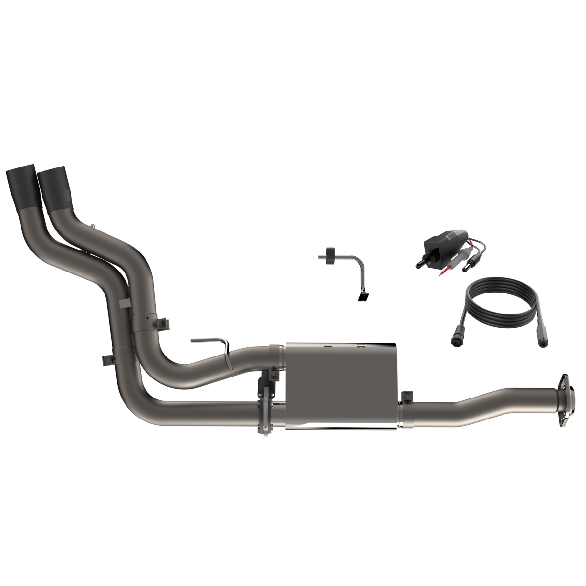 QTP® (15-20) F-150 304SS 3" Screamer Valvetronic Cat-Back Exhaust with 3.5" OD Tips