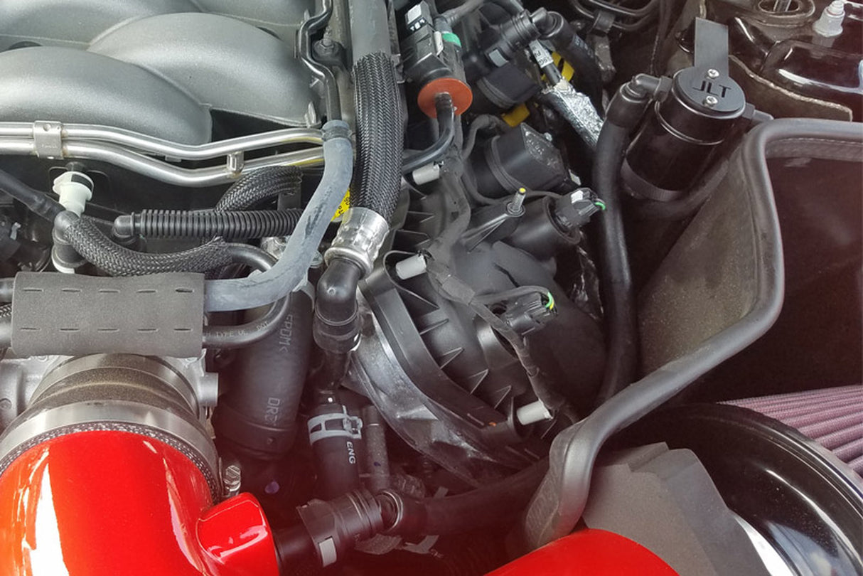 JLT® OIL SEPARATOR 3.0 Driver Side (2018-2019 MUSTANG GT; 2019 Bullitt)