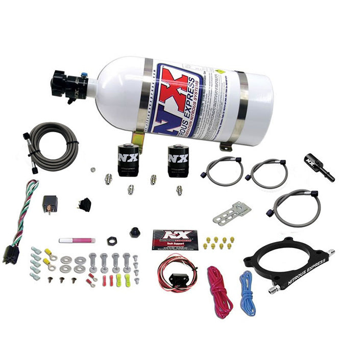 Nitrous Express® Ford Coyote High Output Nitrous Oxide Plate System (50-250Hp) - 10 Second Racing