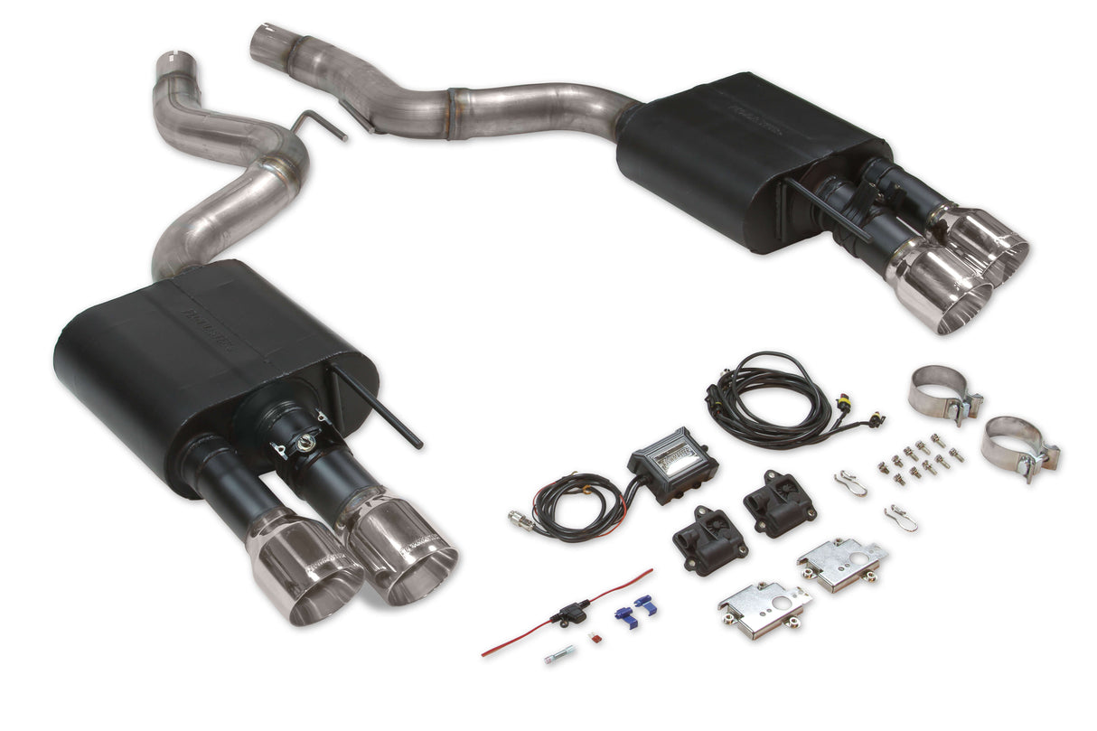 Flowmaster® (18-21) Mustang GT American Thunder 304SS Axle-Back System w/out Valves - 10 Second Racing