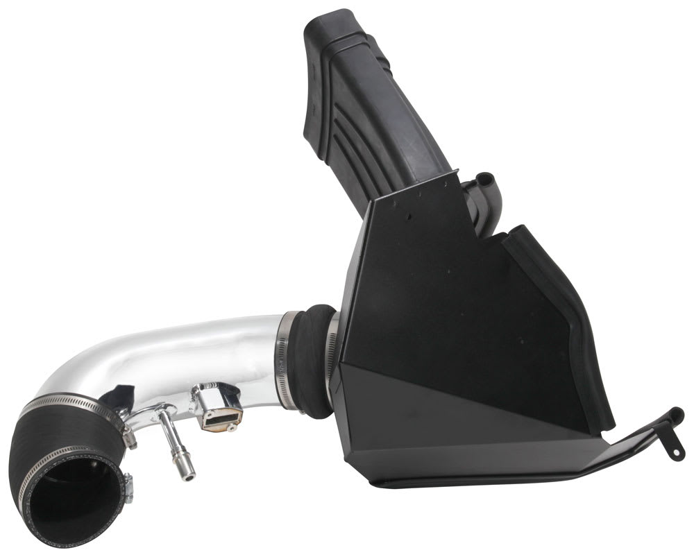 K&N® 69-3540TP - 69 Series Typhoon Aluminum Silver Cold Air Intake System