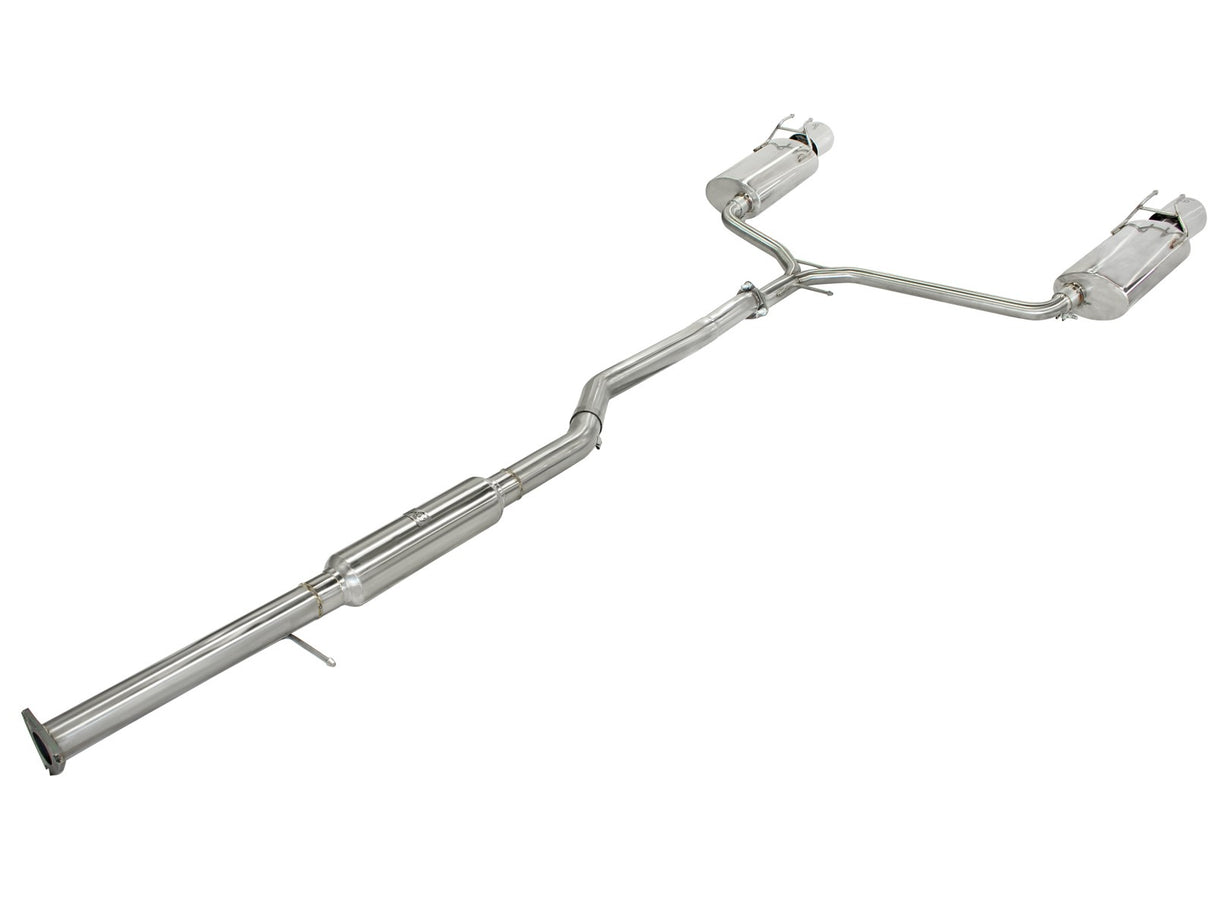 Takeda® (13-17) Accord Coupe 2-1/2" to 1-3/4" 304SS Cat-Back System
