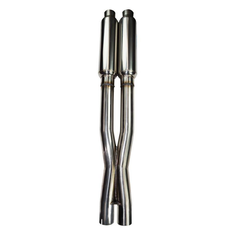 Kooks® (15-21) Challenger SRT Hellcat 304SS 3" Cat-Back Exhaust System w/ 4" Black Slash Cut Tips - 10 Second Racing
