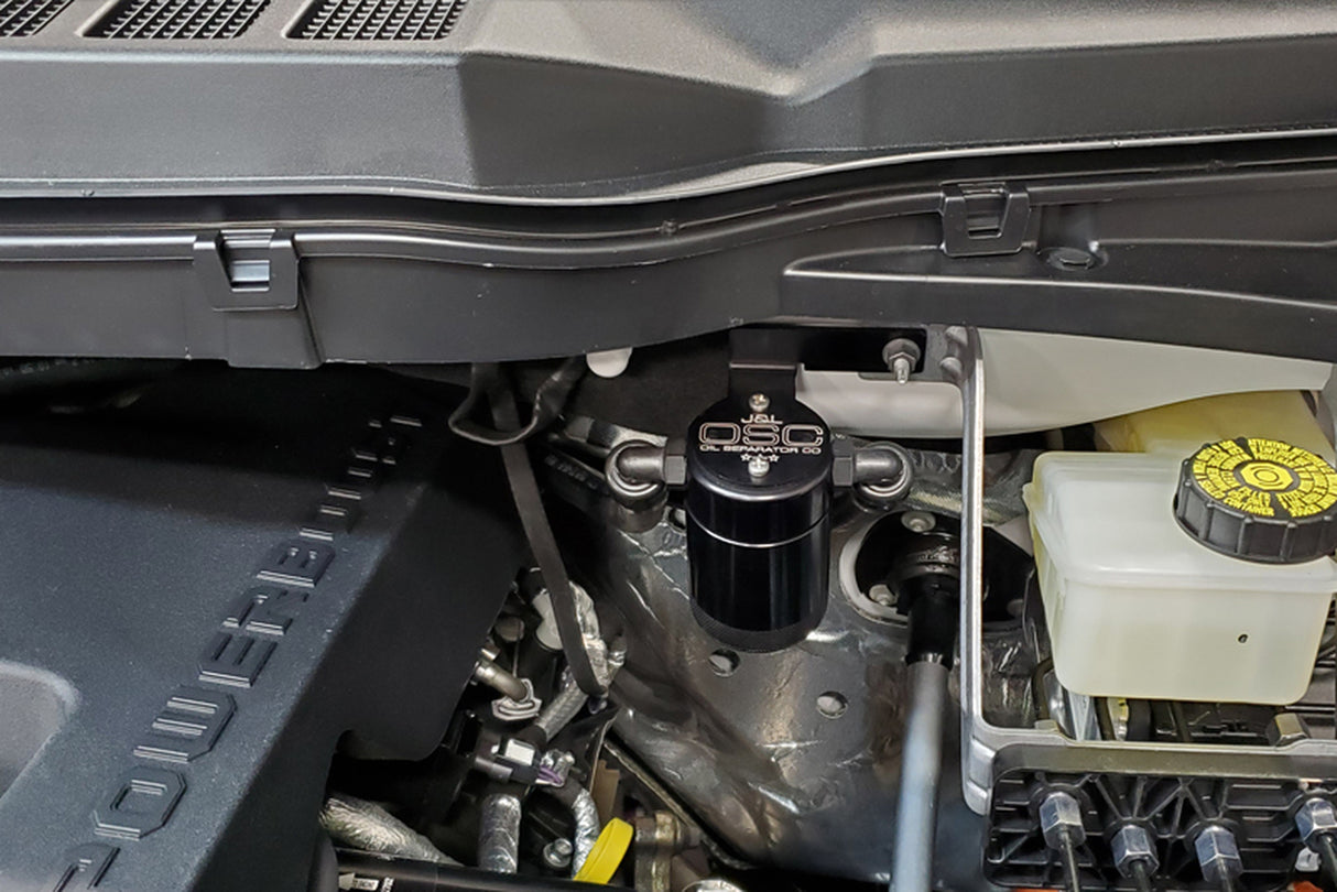 J&L® (21-24) F-150 PowerBoost 3.0 Passenger Side Oil Separator Kit