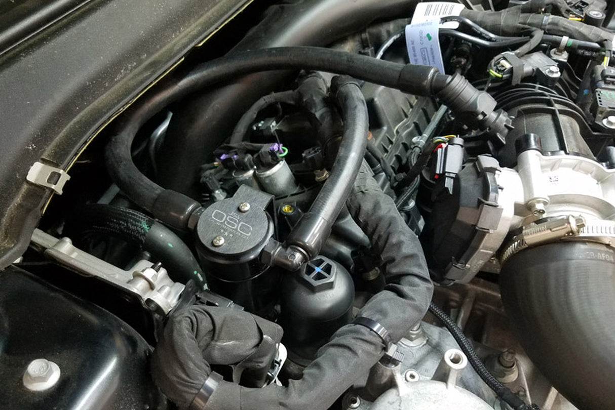 J&L® (17-19) Fusion Sport 3.0 Passenger Side Oil Separator Kit