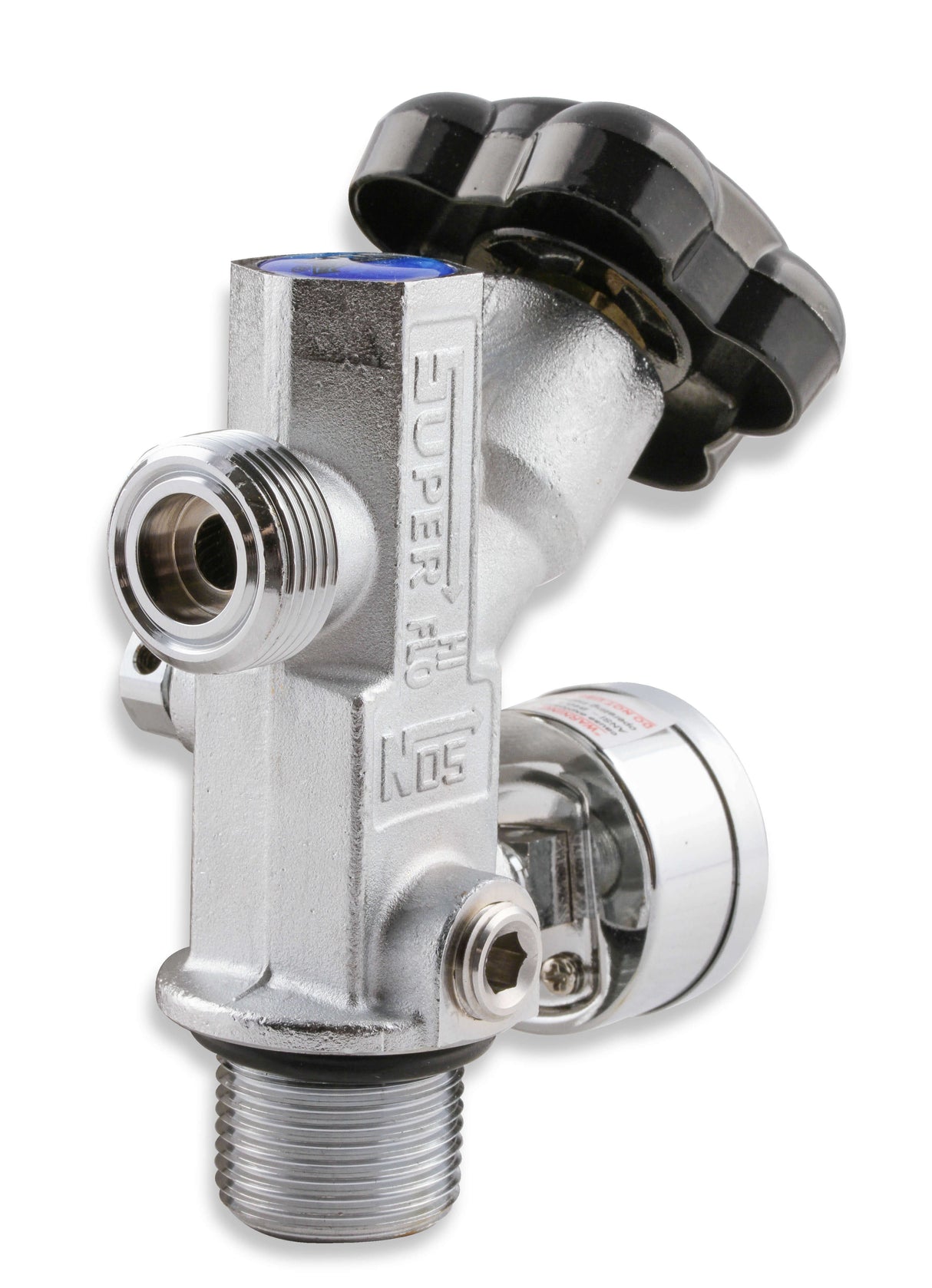 NOS® Hi-Flo™ Nitrous Valve For NOS bottles 5 lbs. and larger - 10 Second Racing
