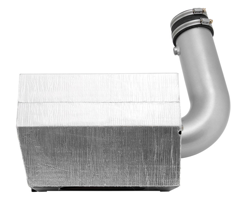 K&N® 69-8619TS - 69 Series Typhoon® Aluminum Silver Cold Air Intake System