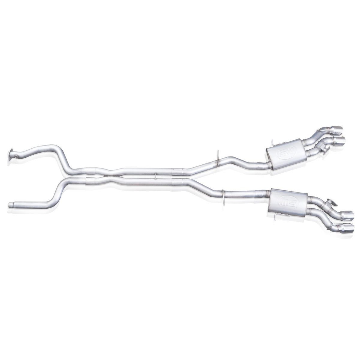 Stainless Works® (16-20) CTS-V Turbo 304SS Cat-Back Exhaust System W/ Quad Rear Exit
