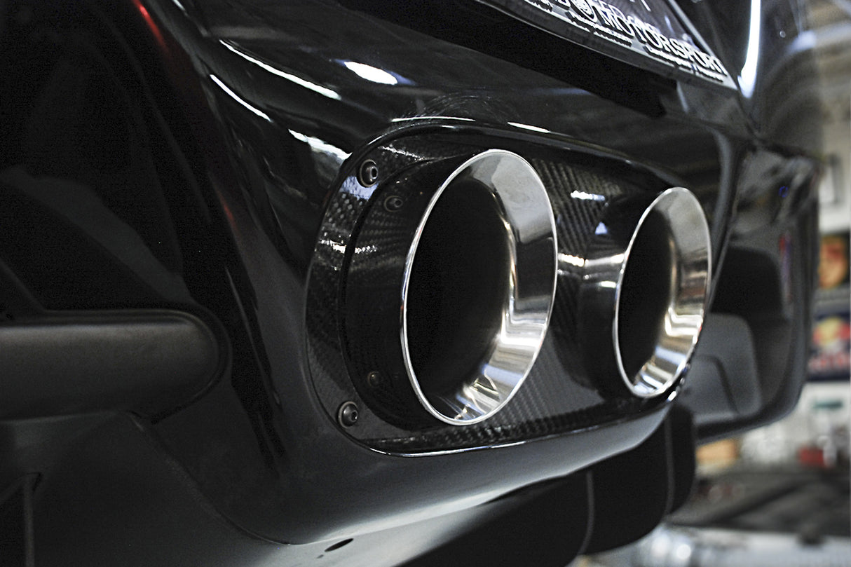 FabSpeed® (10-15) Ferrari 458 Italia Challenge Style Dual Exhaust Tips