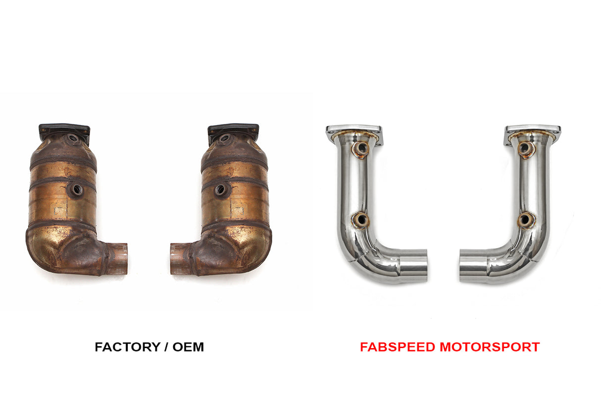 FabSpeed® (16-20) Porsche 991.2 Turbo / Turbo S Cat Bypass Pipes