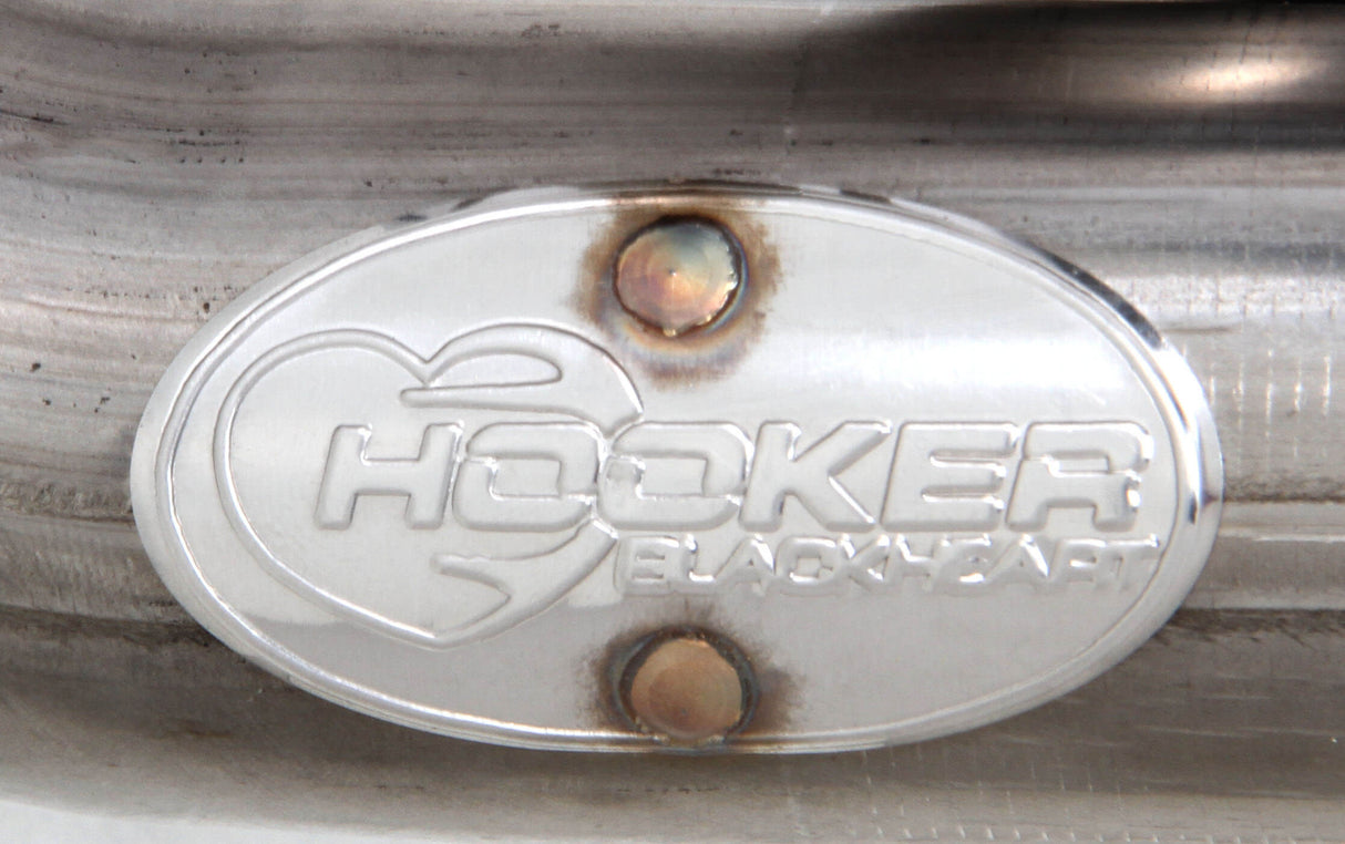 Hooker® (12-20) Cherokee SRT BlackHeart™ 304 SS Natural Short Tube Exhaust Headers