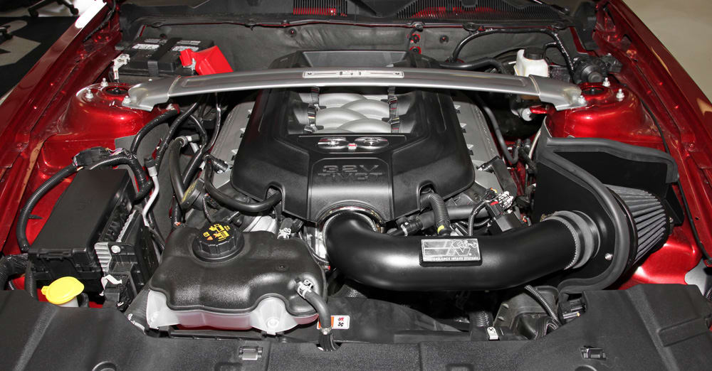 K&N® 71-3527 - 71 Series Blackhawk Induction® Aluminum Black Powder Coated Cold Air Intake System