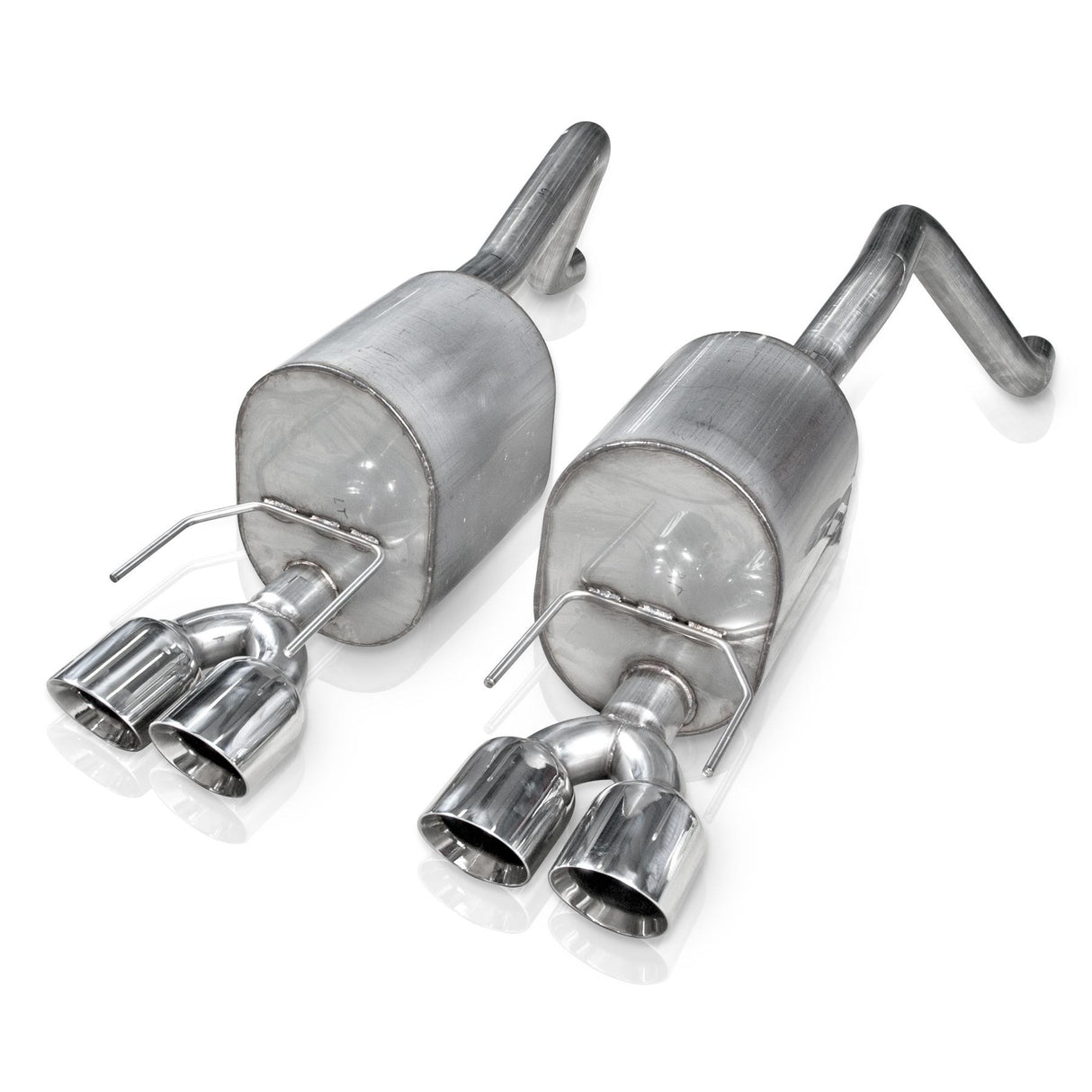 Stainless Works® C609CBQUAD - (09-13) Corvette C6 2.5" Axle-Back Exhaust