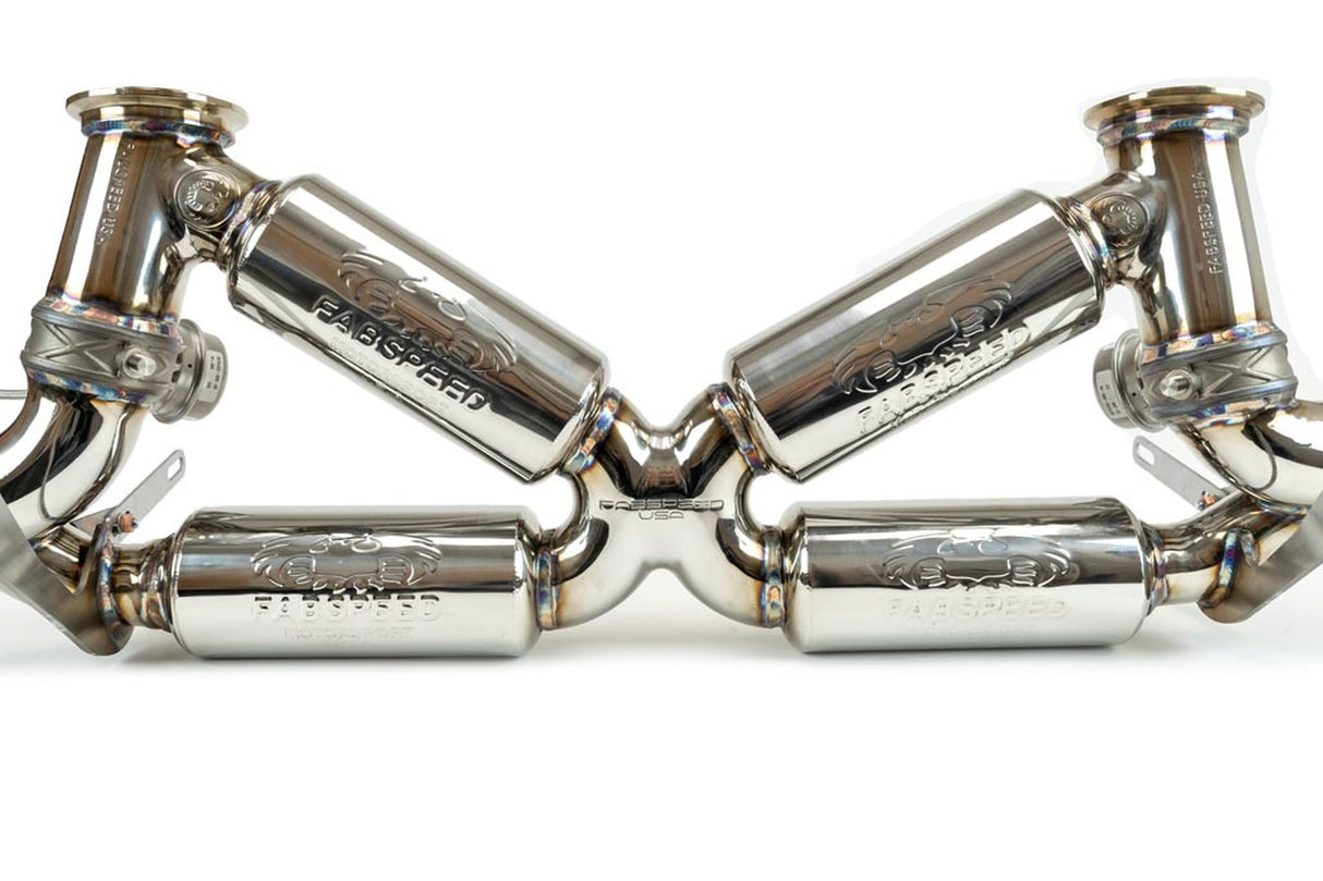 FabSpeed® Audi R8 V10 (2020+) Valvetronic Supersport X-Pipe Exhaust System