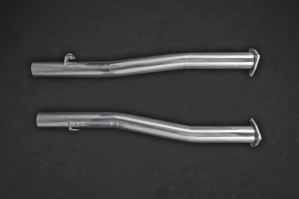 Capristo® 2011 Bentley Continental W12 Supersport/GTC/GTSpeed Middle Silencer / Secondary Cat Replacement Pipes