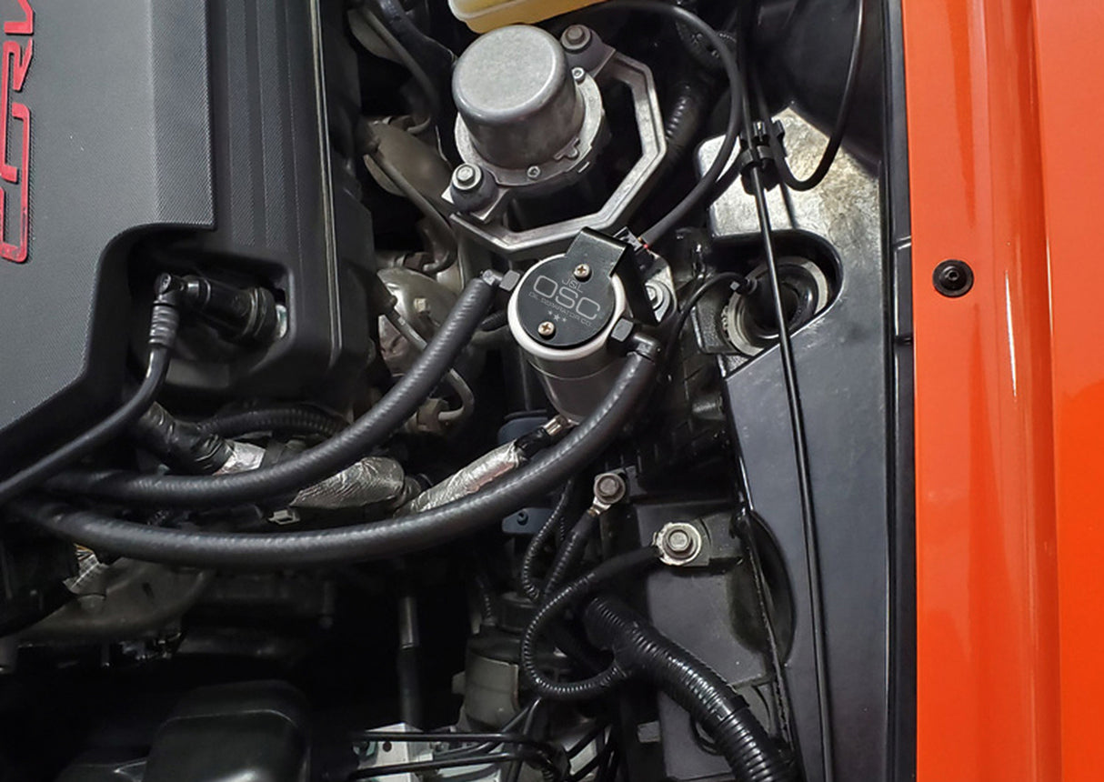 J&L® (14-19) Corvette Stingray/Grand Sport Driver Side 3.0 Oil Separator Kit