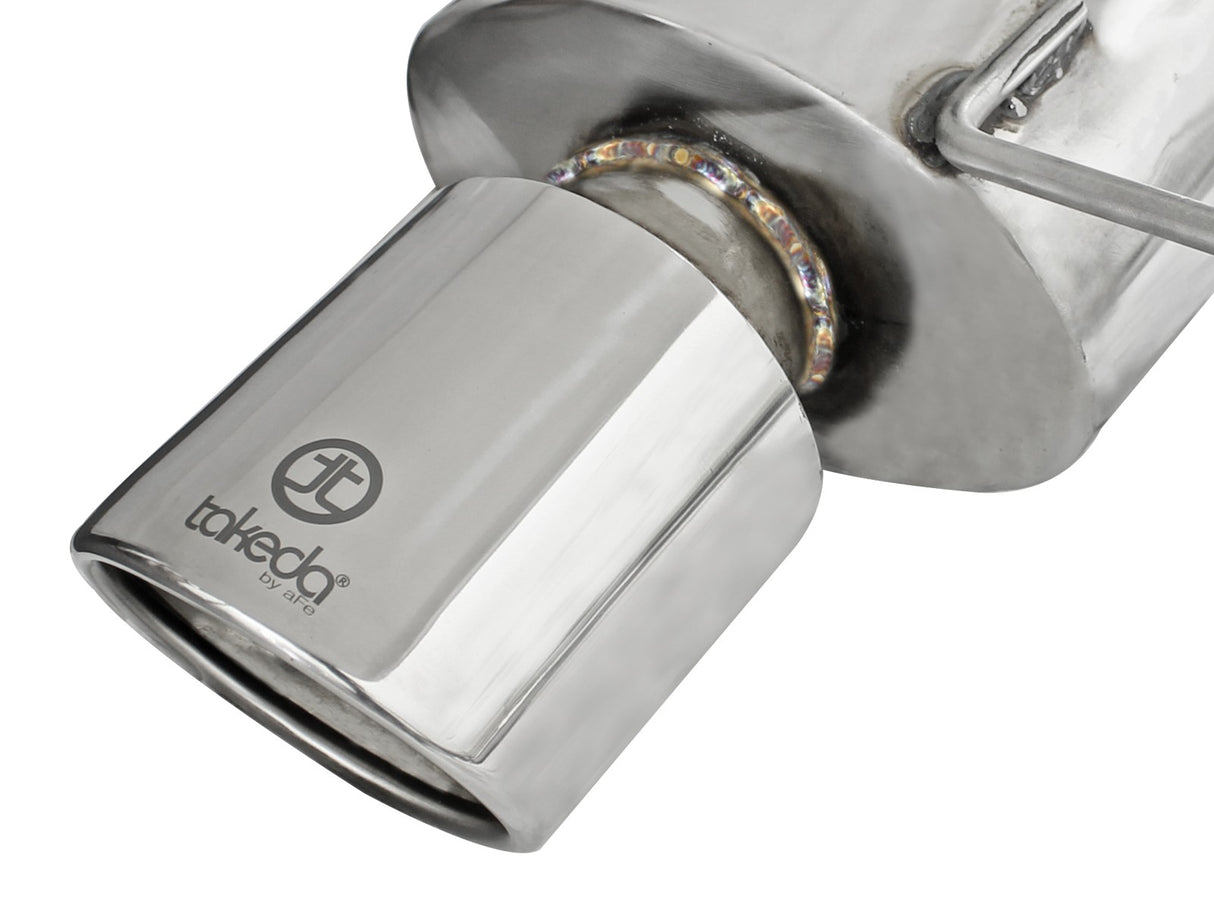 Takeda® (08-12) Accord Coupe 2-1/4" to 2" 304SS Cat-Back System