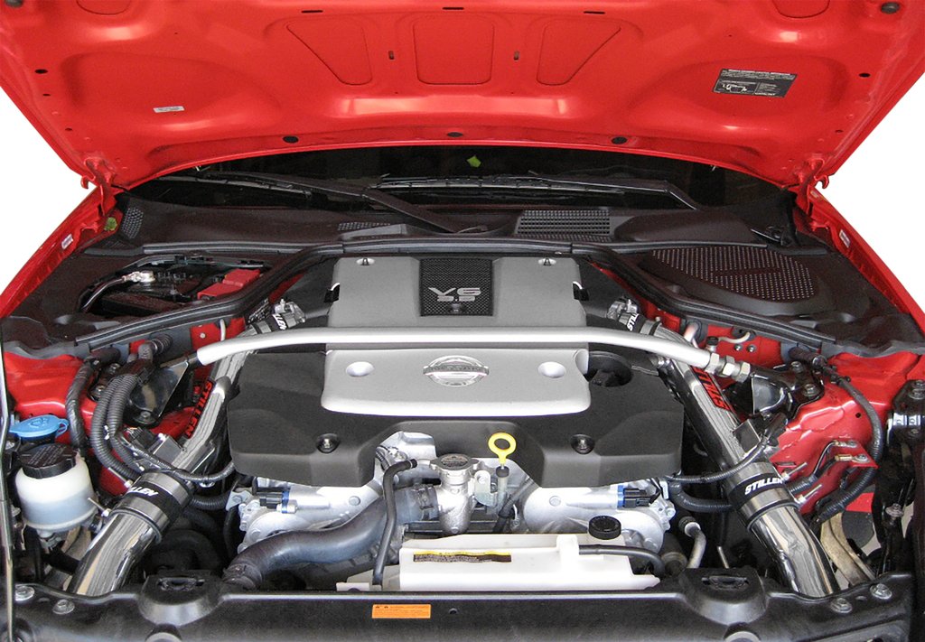 Stillen® (07-09) Nissan 350Z Hi-Flow Ultra Long Tube Air Intake System with Oiled Filters