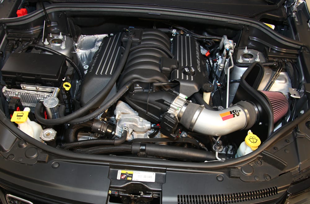 K&N (12-20) Cherokee SRT 77 Series Aluminum Silver Cold Air Intake System