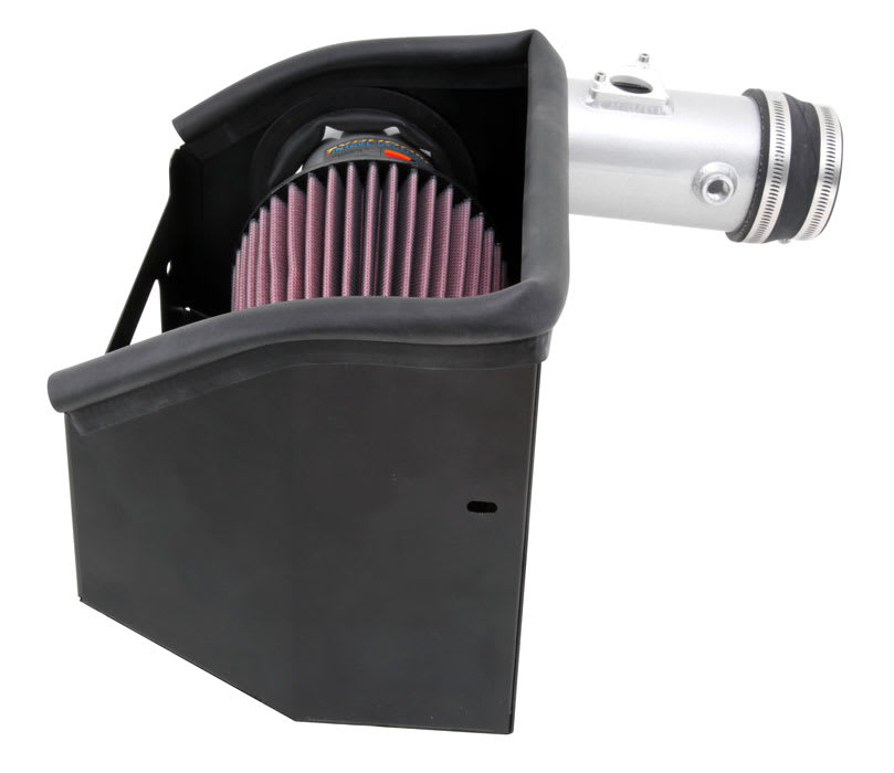 K&N® 69-8619TS - 69 Series Typhoon® Aluminum Silver Cold Air Intake System