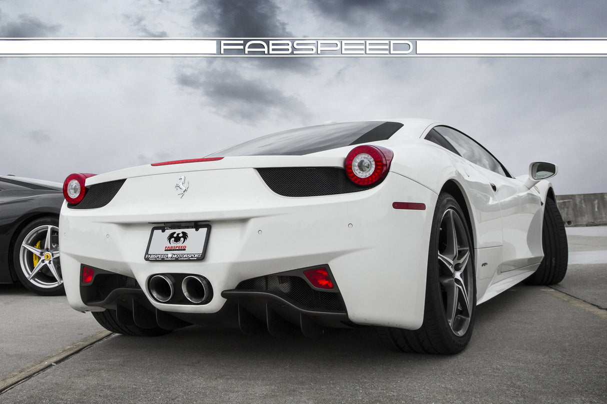 FabSpeed® (10-15) Ferrari 458 Italia Challenge Style Dual Exhaust Tips