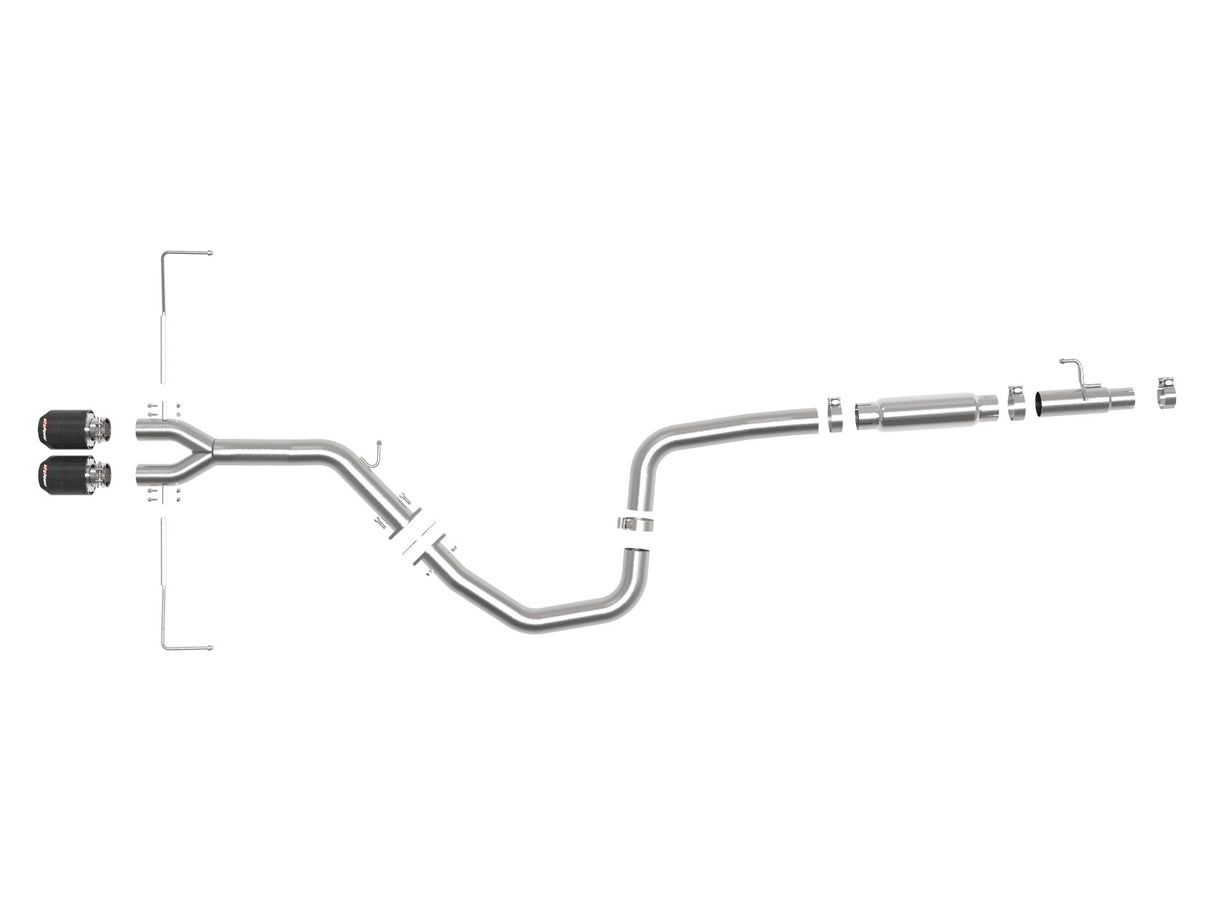 Takeda® (19-23) Hyundai Veloster 3" to 2.5" 304SS Cat-Back System