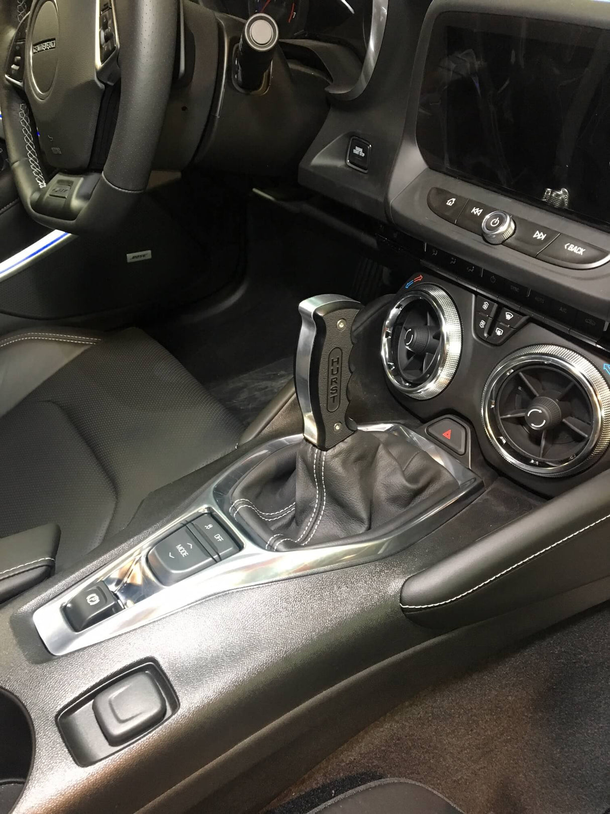 Hurst® (16-21) Camaro Billet/Plus Pistol Grip Manual Shift Handle - 10 Second Racing