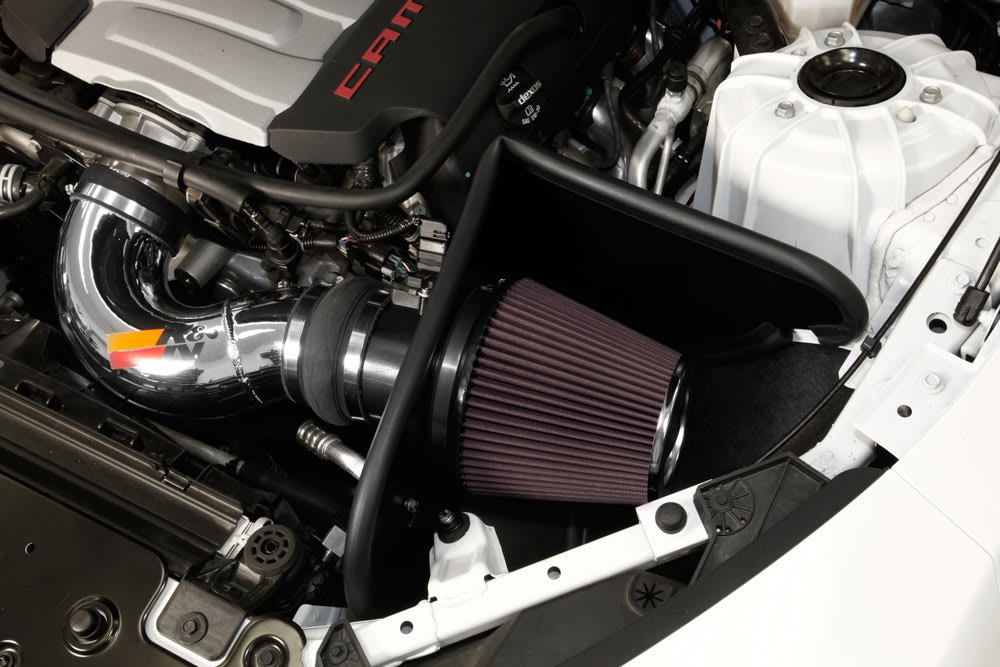 K&N® 69-4534TP - 69 Series Typhoon® Aluminum Polished Cold Air Intake System