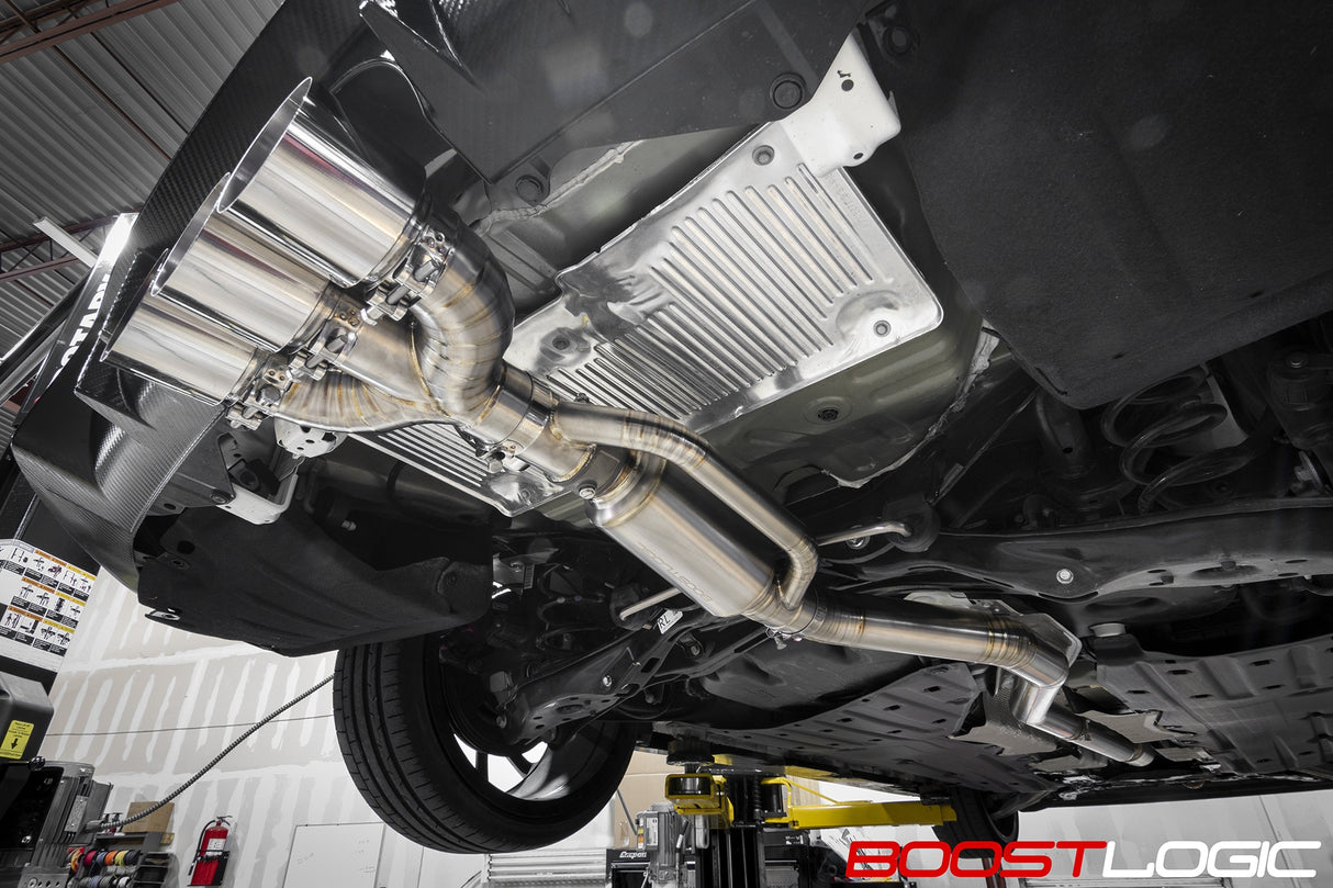 Boost Logic® (17-21) Civic Type-R Titanium Cat-Back Exhaust System