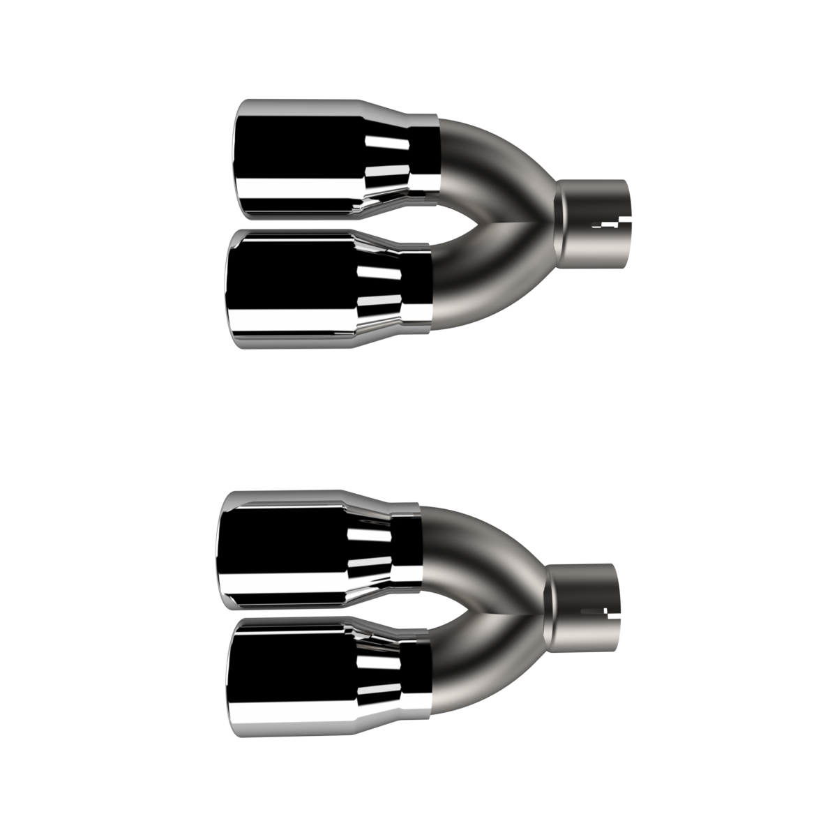 QTP® (15-23) Challenger R/T 304SS 3.5" OD Valvetronic Quad Tip Adapter