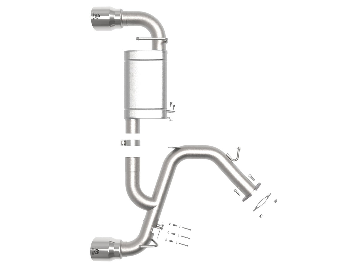 Takeda® (19-23) Veloster N 3" 304SS Axle-Back System (Performance Package Models)