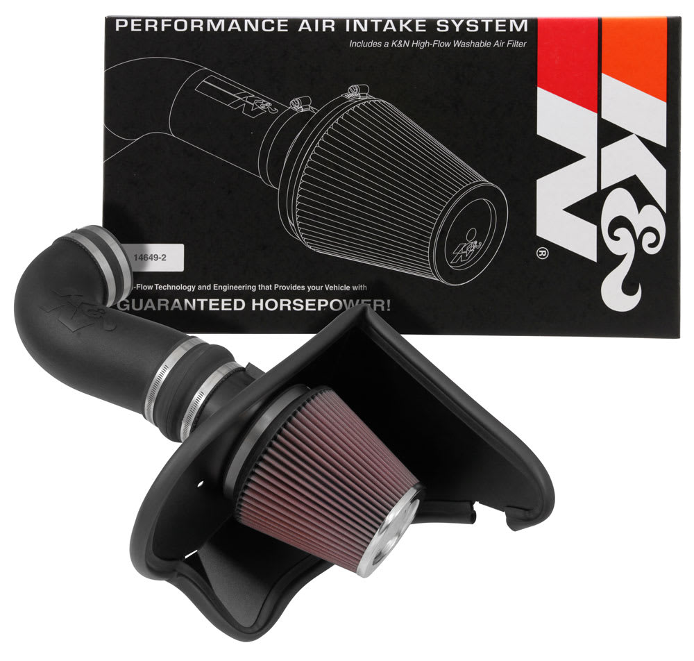 K&N® 63-3092 - 63 Series AirCharger® Polyethylene Black Cold Air Intake System