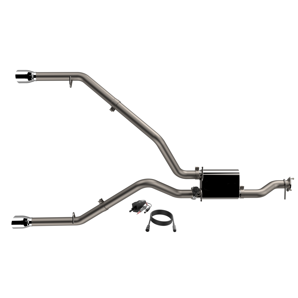 QTP® (19-23) RAM 1500 304SS 3" Valvetronic Screamer Cat-Back System