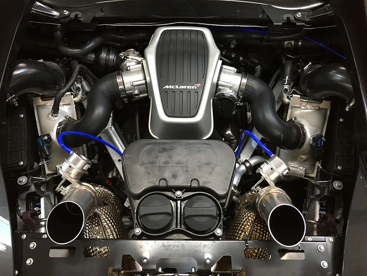 FabSpeed® (16-20) McLaren 570S / 540C "600LT Style" Valvetronic Sport Catalytic Converter Exhaust System