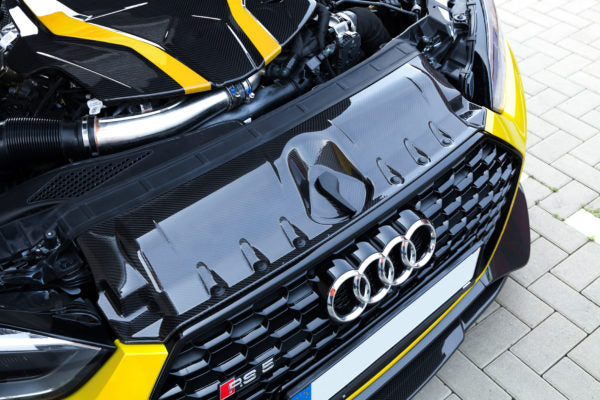 Capristo® (17-23) Audi RS5 Carbon Fiber Engine Cover and Lock Cover Set