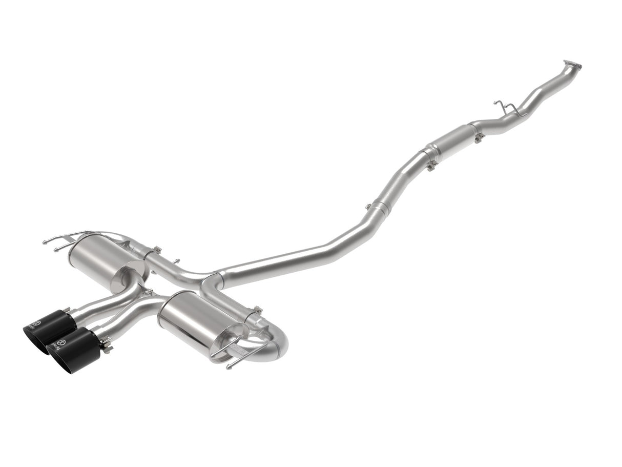 Takeda® (17-21) Civic Hatchback 3" to 2-1/2" 304SS Cat-Back System