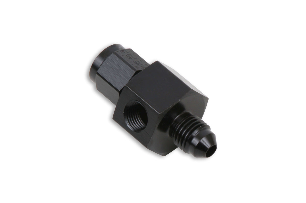 NOS® Nitrous Bottle Purge Valve for -4AN Line - Black - 10 Second Racing