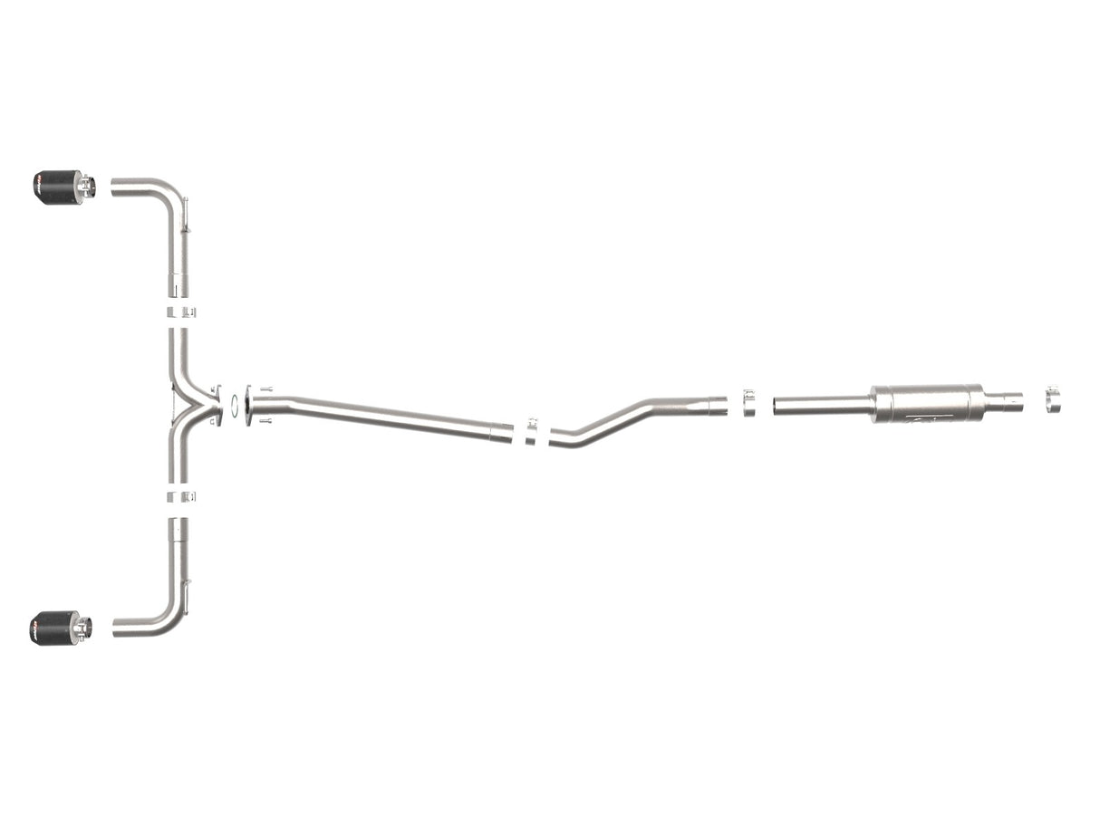 Takeda® (14-18) Mazda 3 Hatchback 304SS 2.5"Cat-Back System