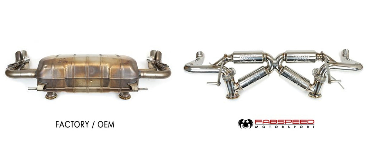FabSpeed® Audi R8 V10 (2020+) Valvetronic Supersport X-Pipe Exhaust System