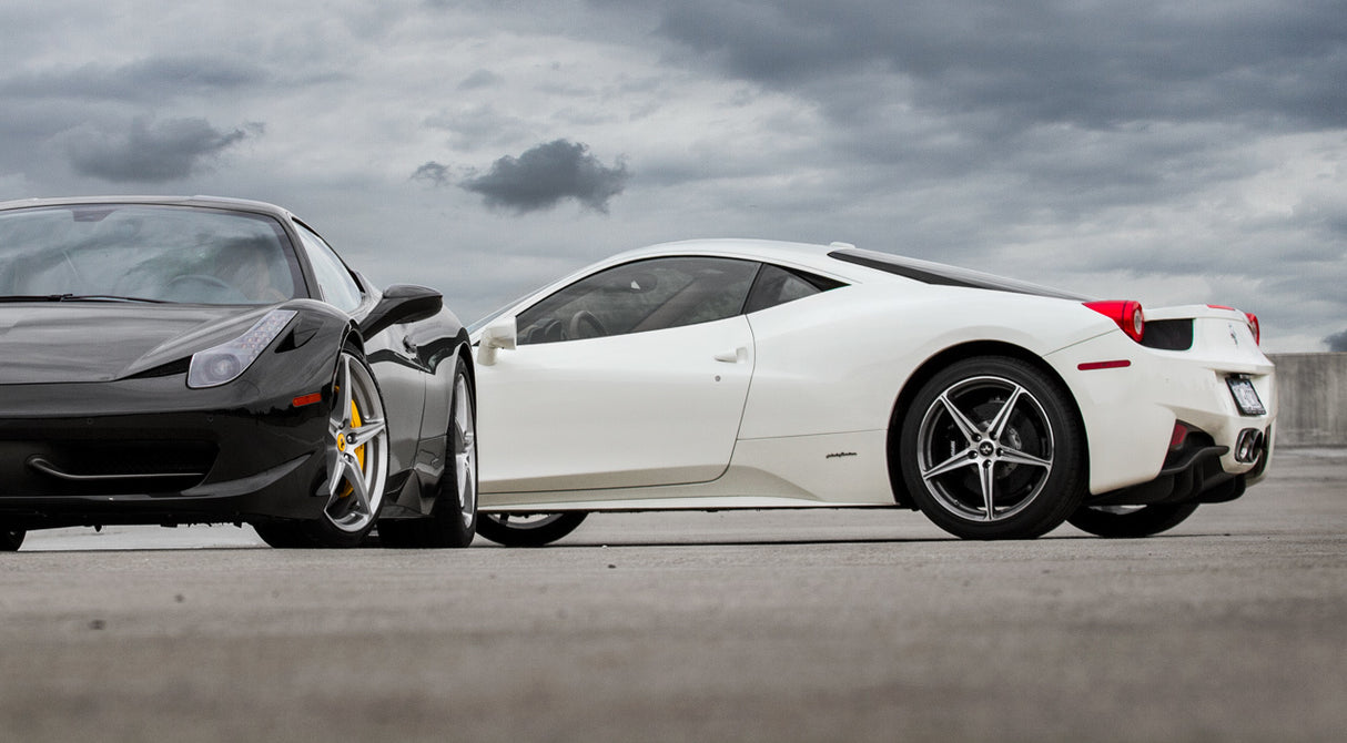 FabSpeed® (10-15) Ferrari 458 Italia Challenge Style Dual Exhaust Tips