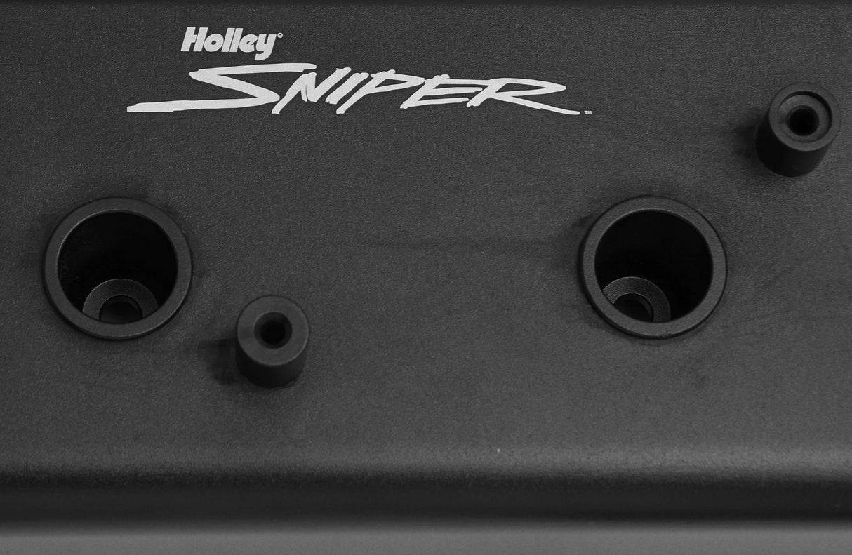 Holley® GM LSX Fabricated Aluminum Valve Covers with OE Coil Stands