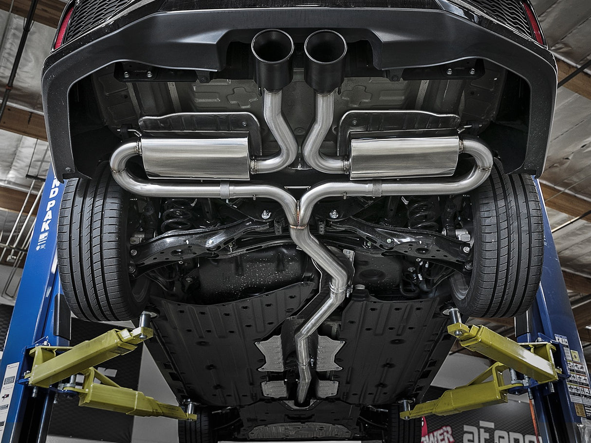 Takeda® (17-20) Civic Si Sedan 3" to 2-1/2" 304SS Cat-Back System